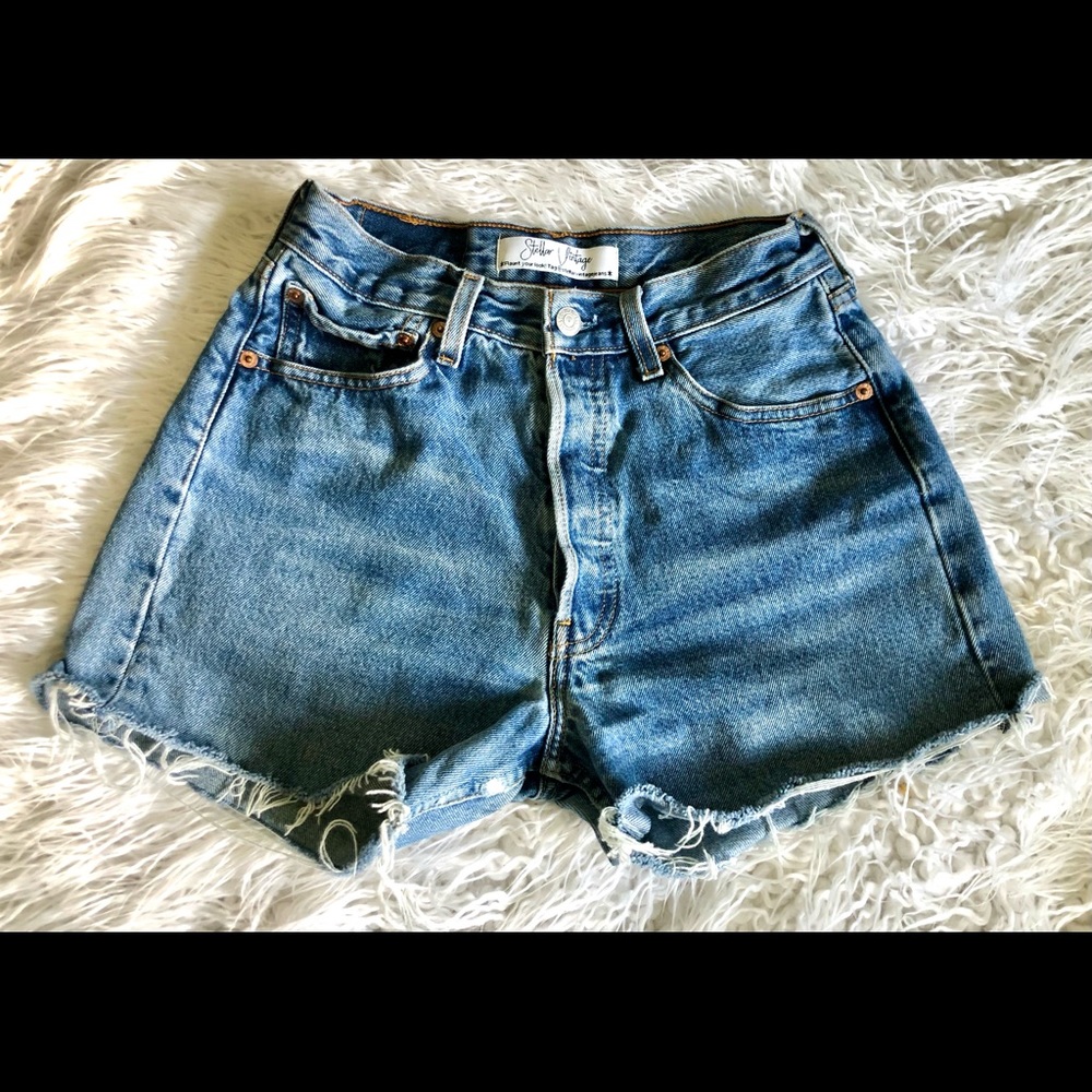 Vintage Levi’s 501 high rise jeans shorts